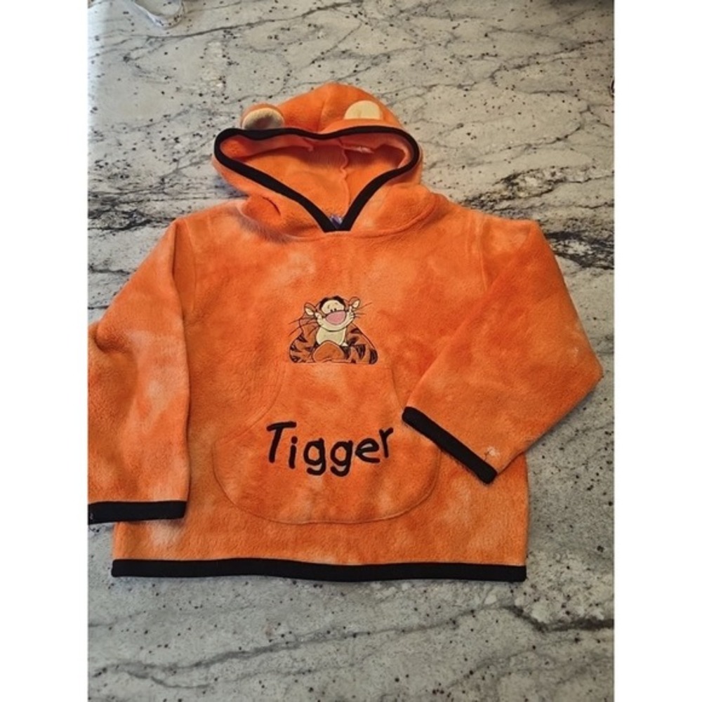 Toddler vintage Tigger‎ hooded fleece 4T